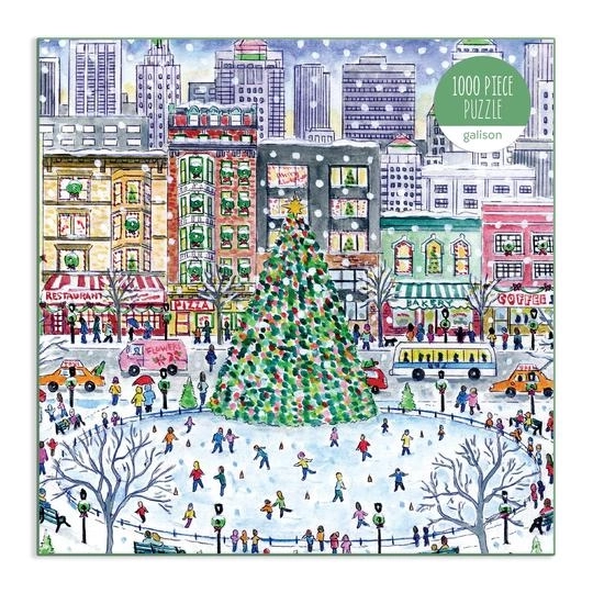 Puzzle Natale in Città di Galison 1000 Pezzi