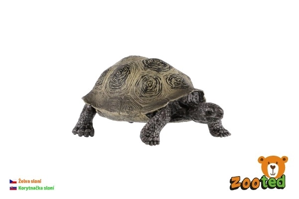 Tartaruga gigante di Zooted in plastica 8cm in sacchetto