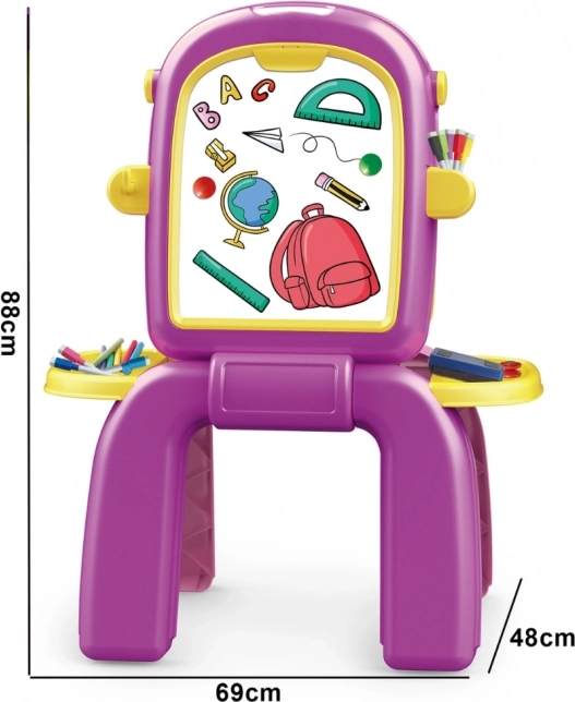 Lavagna da disegno doppia 2in1