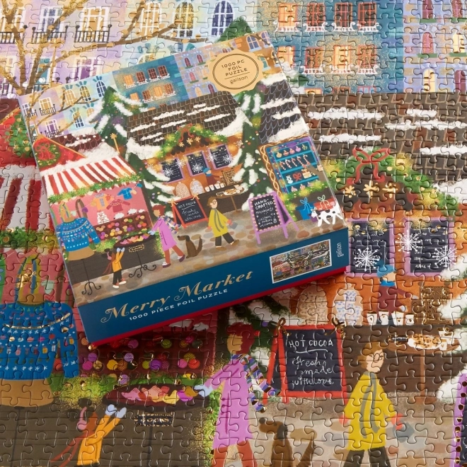 Puzzle in foglio Joy Laforme Mercatino di Natale 1000 pezzi