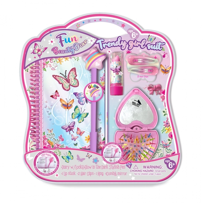 Set da diario per piccole principesse