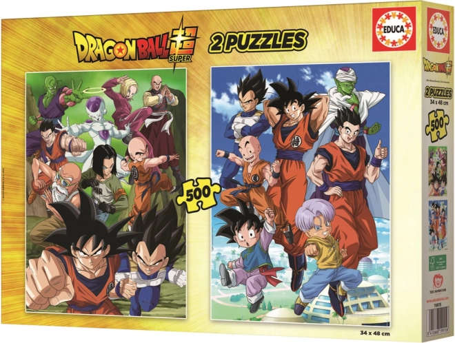 Puzzle DRAGON BALL 2x500 pezzi