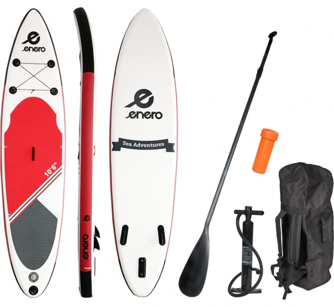 Paddleboard gonfiabile ENERO 320x76x15 rosso, bianco