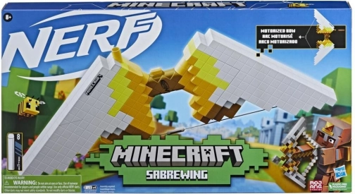 Nerf Minecraft Sabrewing arco per dardi in spugna