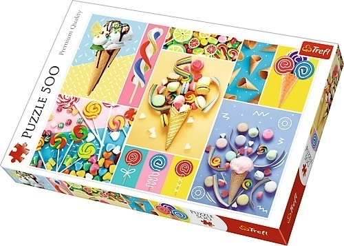 Trefl puzzle dolci preferiti 500 pezzi