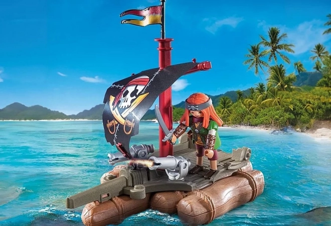 Raft dei pirati con tesoro Playmobil