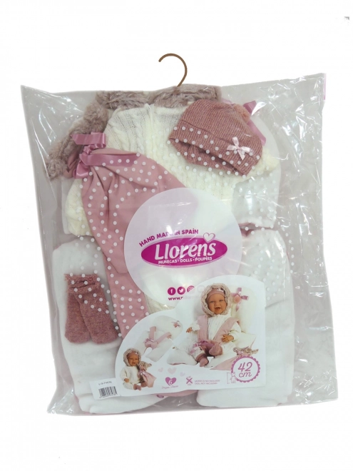 Completo per bambola neonato NEW BORN 40-42 cm di Llorens