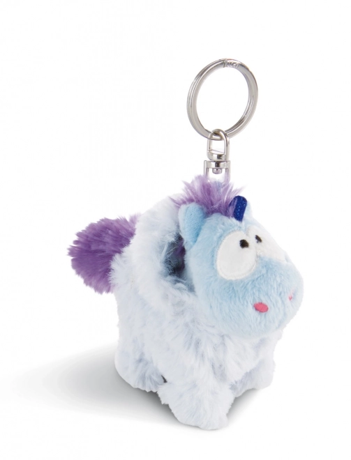 Portachiavi morbido unicorno Snow Coldson 10 cm