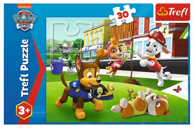 Puzzle 30 pezzi cani in azione Paw Patrol