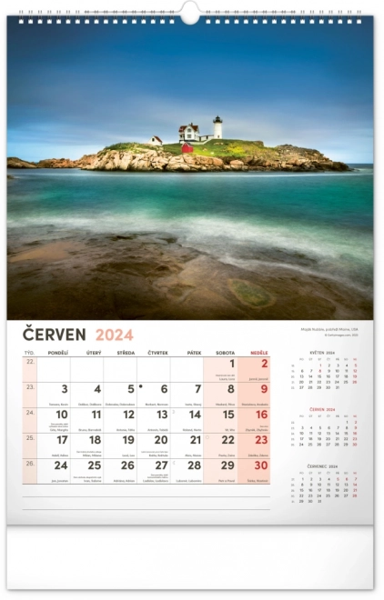 Calendario Da Parete Paesaggio 2024