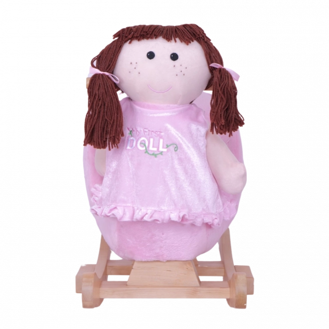 Giocattolo a dondolo Princess con trecce