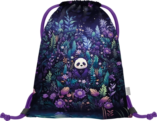 Set Baagl Ergo Jungle Panda: Zaino, Astuccio e Sacchetto