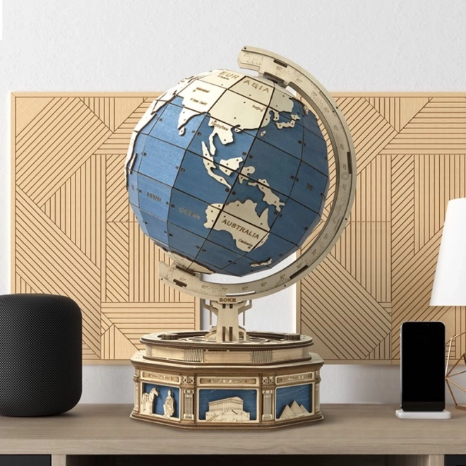 Puzzle Globe 3D in Legno ROKR