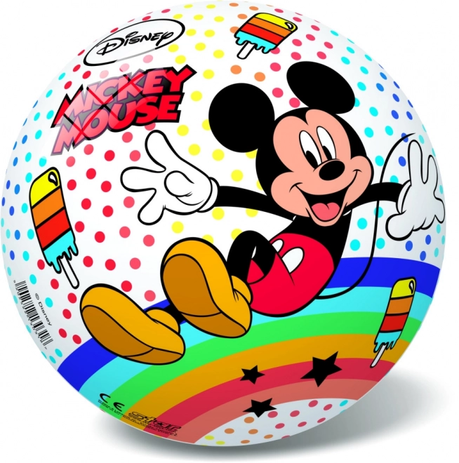 Palla Disney Mickey arcobaleno 14 cm