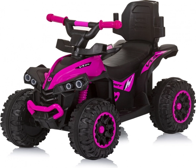 Chipolino atv rosa con maniglione e tettuccio