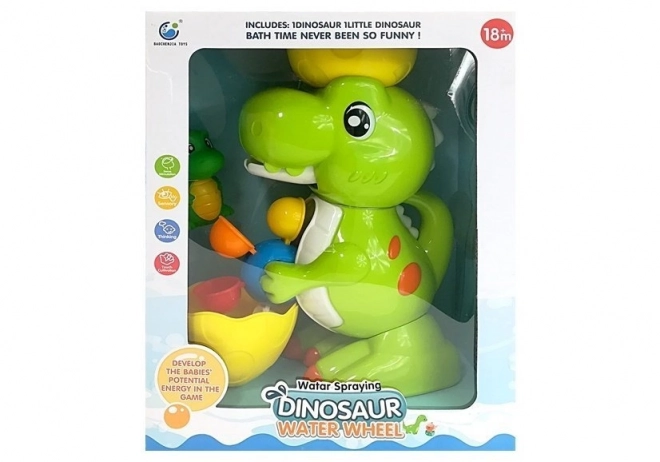 Dinosauro da bagno spruzzante acqua