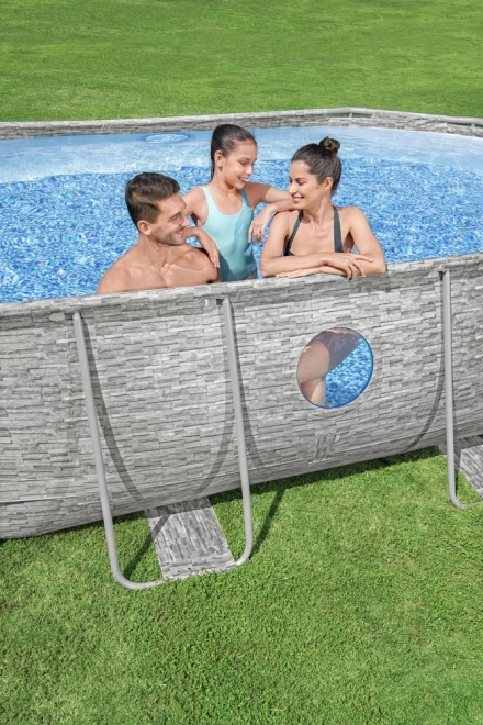 Piscina autoportante Bestway Power Steel Swim Vista 427 x 250 x 100 cm