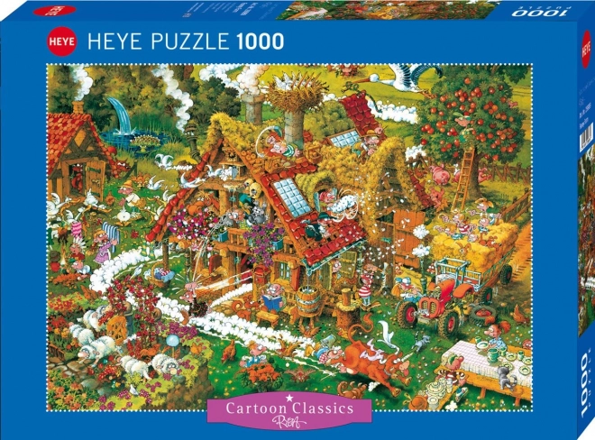 Puzzle classici dei cartoni HEYE: Fattoria Allegra