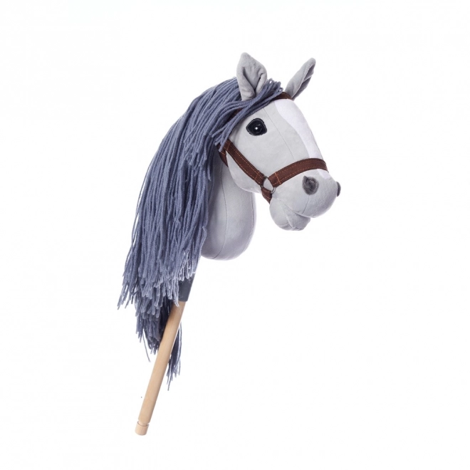 Cavallo di legno Hobby Horse HoppiHorse A3 grigio