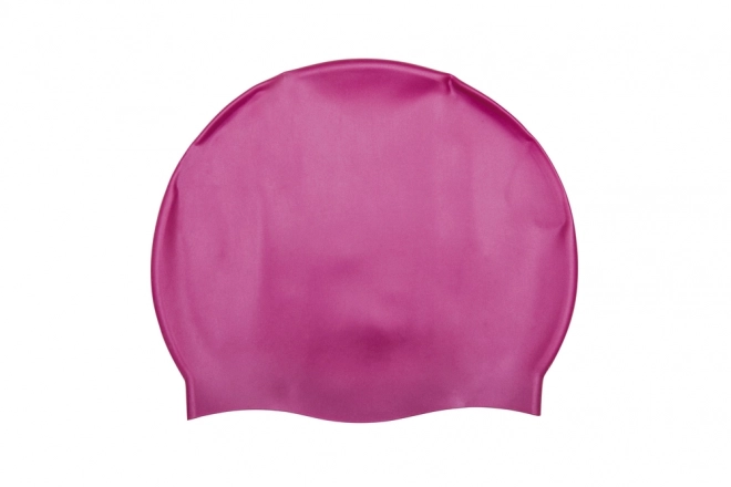 Cuffia da Nuoto in Silicone Rosa