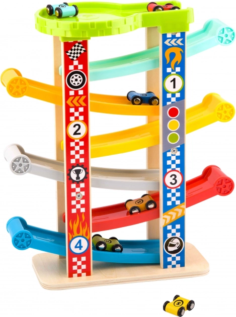 Tooky Toy Scivolo Colorato per Auto