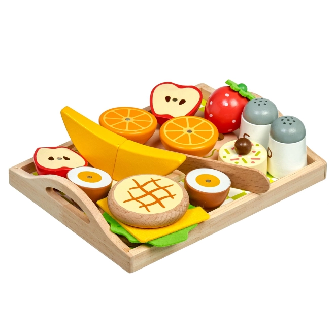 Set colazione completo su vassoio