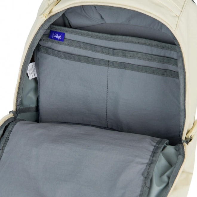 Zaino urbano Dash beige di Baagl