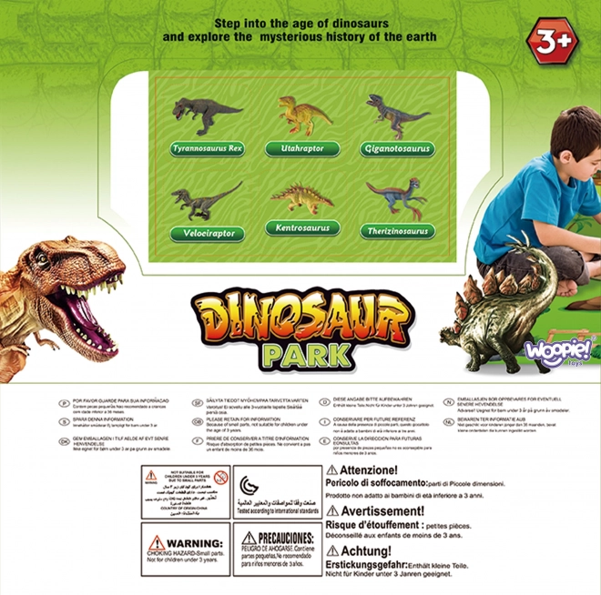Parco dei Dinosauri con Figurine e Accessori