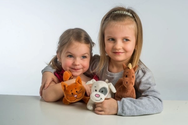 Zvířátko Peluche 18-20cm Moje První Zvířátka con Suono - 3 Tipi