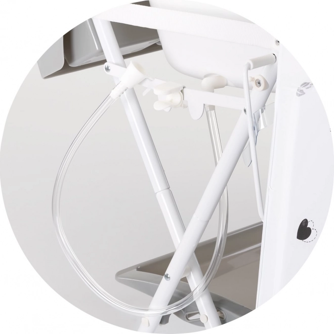 Vasca con fasciatoio e supporto Aqua Giraffe di Chipolino