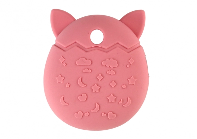 Custodia in silicone rosa pastello per Tamagotchi