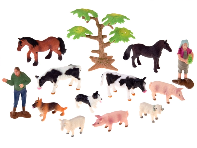 Ampia gamma di animali da fattoria