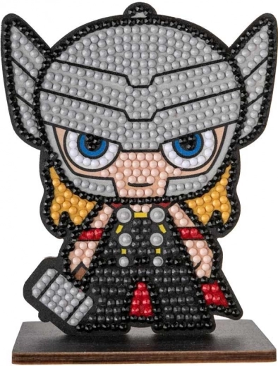 pittura diamantata crystal art buddies – thor (marvel avengers)