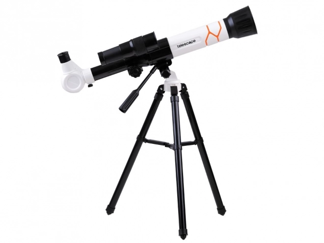 Telescopio per bambini con treppiede – bianco