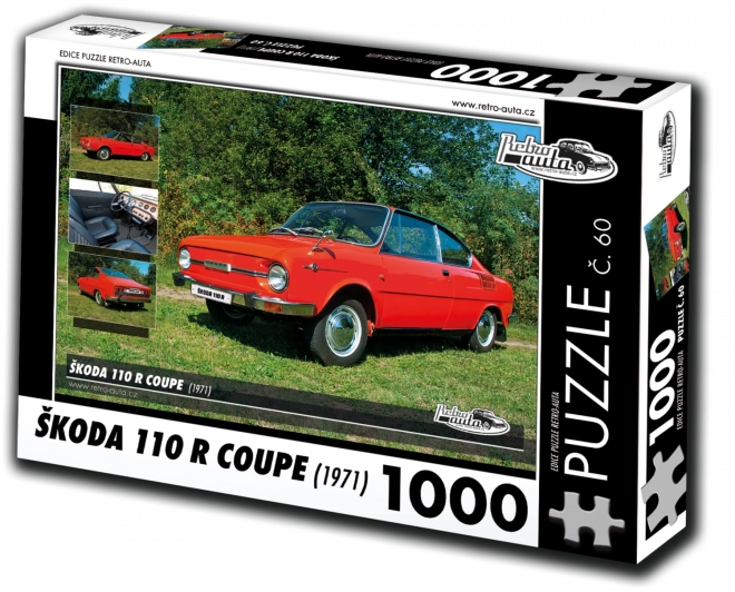 Puzzle Retro Auto Škoda 110 R Coupé