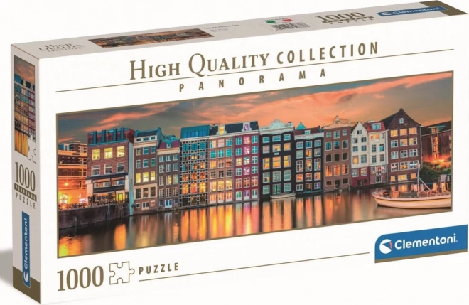 Puzzle 1000 Pezzi Panorama Alta Qualità Amsterdam