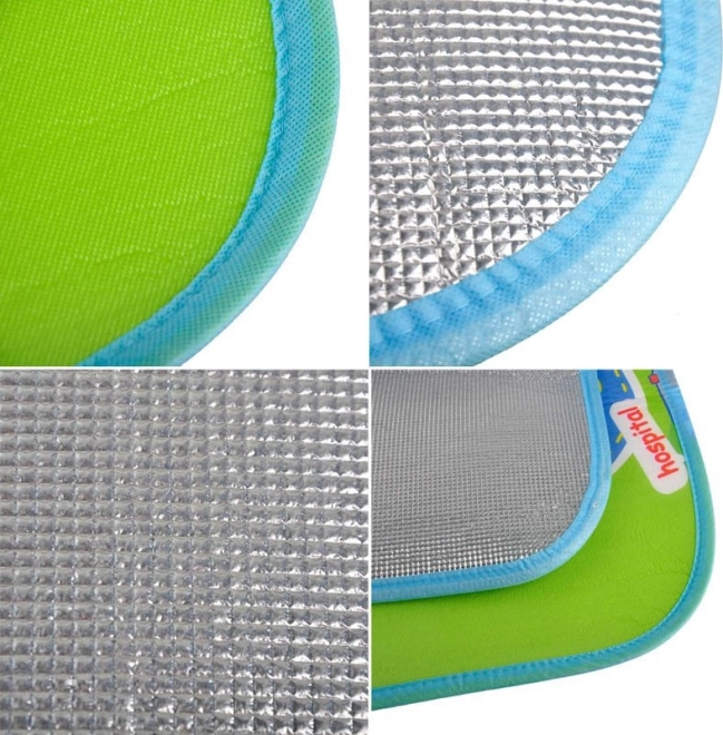 Tappetino da gioco pieghevole per bambini in schiuma con motivo stradale 160 x 130 cm