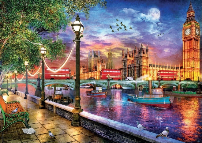 Puzzle Londra al tramonto 2000 pezzi