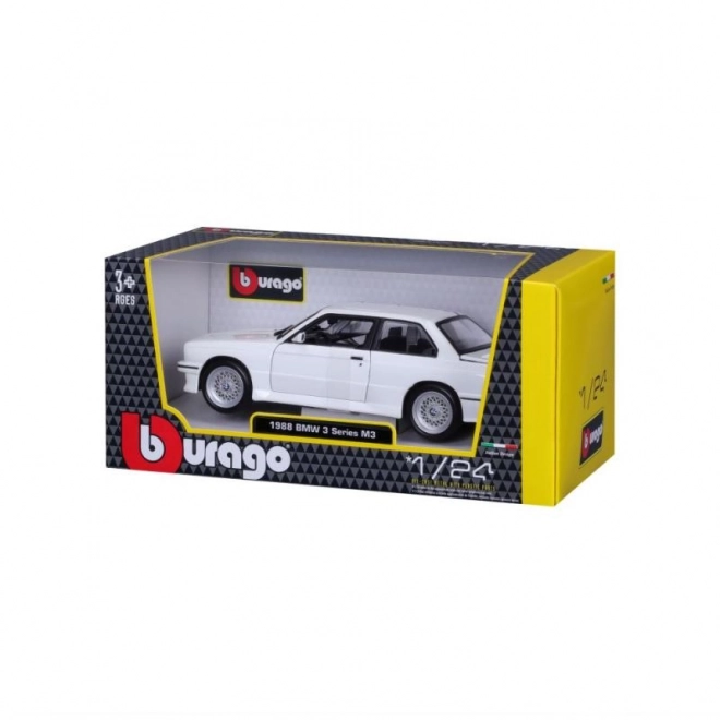 Modellino Bburago BMW Serie 3 M3 1988 Bianco