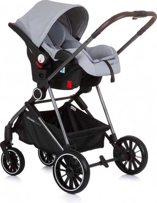 Chipolino Passeggino Combinato Aura 2 in 1 Grigio Cenere