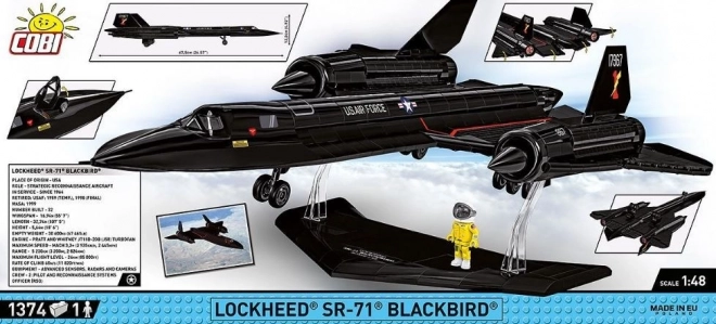 Aereo Lockheed SR-71 Set di costruzione COBI