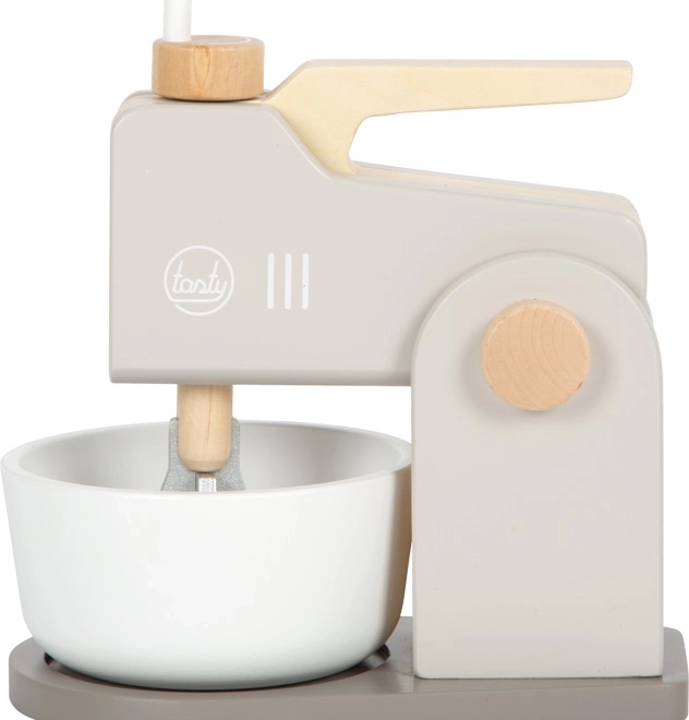 Robot da cucina in legno Small Foot 2 in 1 Tasty grigio