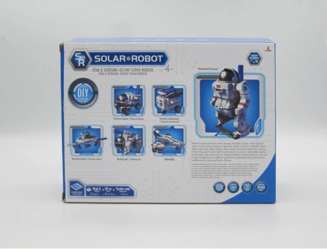 Set di costruzioni solari robot 6 in 1