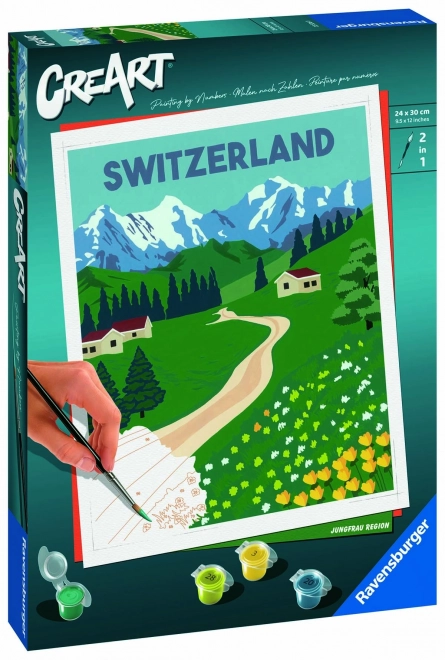 Ravensburger CreArt - Paesaggio della Svizzera