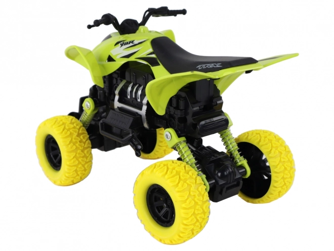 Quad verde con ruote in gomma per bambini