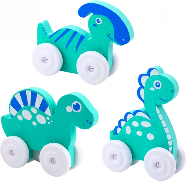 Dinosauro su ruote in schiuma per bambini mix di colori