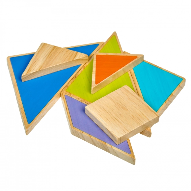 Gioco di logica in legno Lucy & Leo Tangram