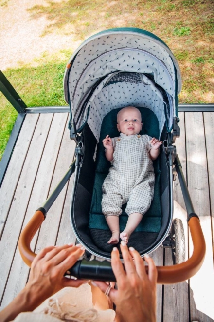 Passeggino combinato MoMi 2 in 1 verde