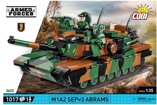 Modello di costruzione COBI Abrams M1A2 SEPv3