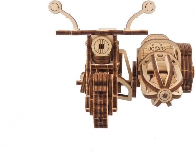 Puzzle Meccanico in Legno 3D UGEARS Harley Potter Moto Volante di Hagrid